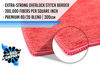 Picture of The Rag Company (12-Pack) 16 in. x 16 in. Commercial Grade All-Purpose Microfiber Highly Absorbent, LINT-Free, Streak-Free Cleaning Towels (Red)