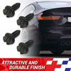 Picture of Rustproof Black License Plate Screws for Securing License Plates, Frames and Covers on Cars and Trucks (Black Zinc Plated)