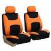 Picture of FH Group FB030ORANGE115 full seat cover (Side Airbag Compatible with Split Bench Orange)