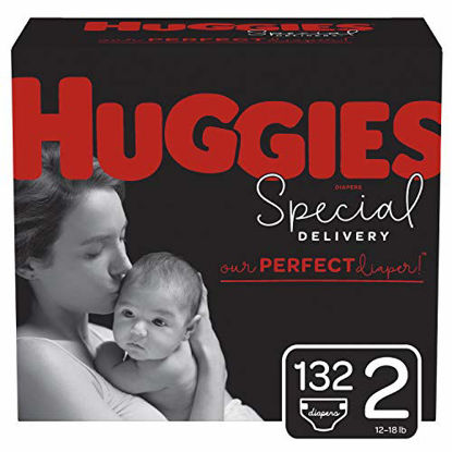 Picture of Huggies Special Delivery Hypoallergenic Baby Diapers, Size 2, 132 Ct, One Month Supply