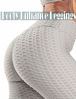 Picture of SEASUM Women's High Waist Yoga Pants Tummy Control Slimming Booty Leggings Workout Running Butt Lift Tights L