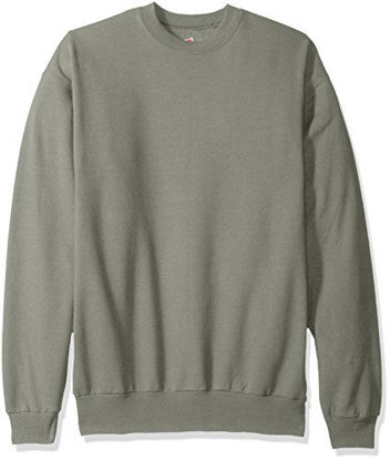 Picture of Hanes Men's EcoSmart Fleece Sweatshirt, Stonewashed Green, Large