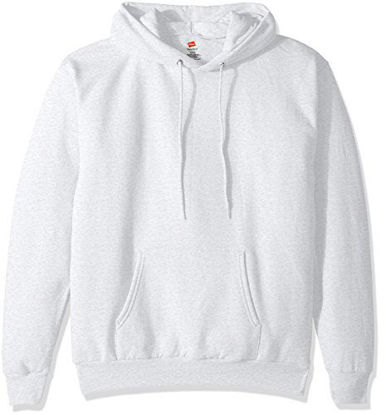 Picture of Hanes Men's Pullover EcoSmart Fleece Hooded Sweatshirt, ash, Small