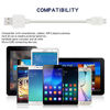 Picture of Micro USB Cable (5-Pack, 6FT) Android Charger, SMALLElectric Micro USB Charger Cable Long Android Phone Charger Cord for Galaxy S7 S6 Edge J7 S5,Note 5 4,LG G4 K40 K20,MP3,Kindle,MP3,Tablet.White