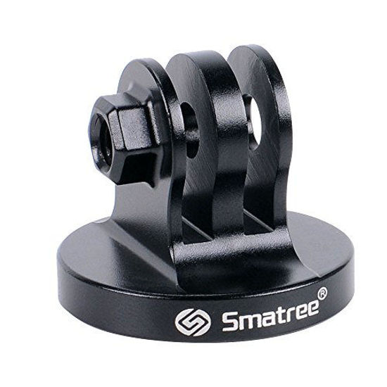 Picture of Smatree Aluminum Tripod Mount Adapter Compatible for Gopro Hero 9, 8, 7, 6, 5, 4, 3+, 3, 2, 1 HD, GOPRO Hero 2018, DJI OSMO Action Camera