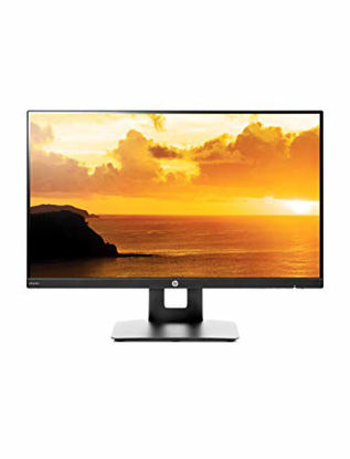 Picture of HP VH240a 23.8-Inch Full HD 1080p IPS LED Monitor with Built-In Speakers and VESA Mounting, Rotating Portrait & Landscape, Tilt, and HDMI & VGA Ports (1KL30AA) - Black