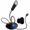 Picture of ZekPro USB Microphone for Computer [Plug and Play] for Podcast Vocal Voice Studio Recording - 5ft - Omnidirectional Condenser Mute Button Mic with LED [w/Travel Bag] (Black)