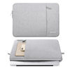 Picture of MOSISO Laptop Sleeve Bag Compatible with 13-13.3 inch MacBook Pro, MacBook Air, Notebook Computer, Water Repellent Polyester Vertical Protective Case with Pocket, Gray