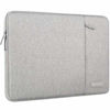 Picture of MOSISO Laptop Sleeve Bag Compatible with 13-13.3 inch MacBook Pro, MacBook Air, Notebook Computer, Water Repellent Polyester Vertical Protective Case with Pocket, Gray