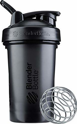 Picture of BlenderBottle Classic V2 Shaker Bottle Perfect for Protein Shakes and Pre Workout, 20-Ounce, Black