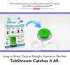 Picture of TubShroom The Revolutionary Tub Drain Protector Hair Catcher, Strainer, Snare, Green