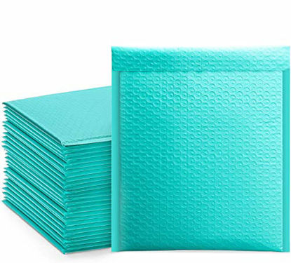 Picture of Metronic 25Pcs Poly Bubble Mailers, 8.5X12 Inch Padded Envelopes Bulk #2, Bubble Lined Wrap Polymailer Bags for Shipping/ Packaging/ Mailing Self Seal -Teal