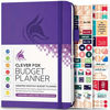 Picture of Clever Fox Budget Planner - Expense Tracker Notebook. Monthly Budgeting Journal, Finance Planner & Accounts Book to Take Control of Your Money. Undated - Start Anytime. A5 Size Purple Hardcover