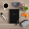 Picture of Rocketbook Fusion Smart Reusable Notebook - Calendar, To-Do Lists, and Note Template Pages with 1 Pilot Frixion Pen & 1 Microfiber Cloth Included - Lunar Winter Cover, Letter Size (8.5" x 11")
