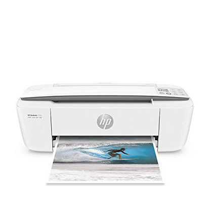 Picture of HP DeskJet 3755 Compact All-in-One Wireless Printer, HP Instant Ink, Works with Alexa - Stone Accent (J9V91A)
