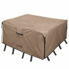 Picture of ULTCOVER Square Patio Heavy Duty Table Cover - 600D Tough Canvas Waterproof Outdoor Dining Table and Chairs General Purpose Furniture Cover 94 inch