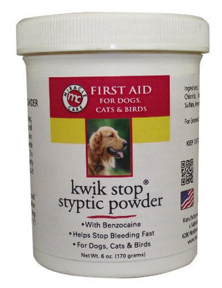 Picture of Miracle Care 423636 Kwik-Stop Styptic Powder 6 Ounce Resealable Tub