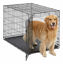 Picture of Large Dog Crate | MidWest ICrate Folding Metal Dog Crate | Divider Panel, Floor Protecting Feet Large Dog