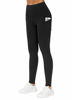Picture of THE GYM PEOPLE Thick High Waist Yoga Pants with Pockets, Tummy Control Workout Running Yoga Leggings for Women (Small, Black  )