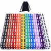 Picture of AUSTOR 100 Pieces Game Dice Set 10 Colors Square Corner Dice with a Free Storage Bag