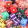 Picture of AUSTOR 100 Pieces Game Dice Set 10 Colors Square Corner Dice with a Free Storage Bag