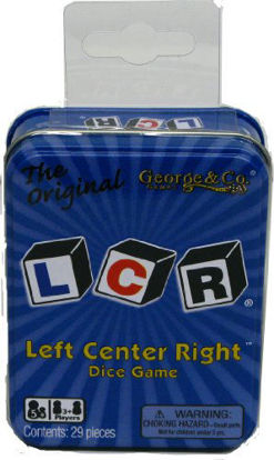 Picture of LCR® Left Center Right Dice Game - Blue Tin