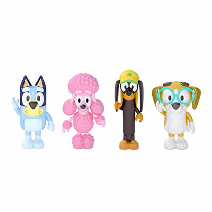 Picture of Bluey and Friends 4 Pack of 2.5-3" Poseable Figures