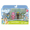 Picture of Bluey and Friends 4 Pack of 2.5-3" Poseable Figures