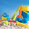 Picture of Prextex 10 Piece Beach Toys Sand Toys Set, Bucket with Sifter, Shovel, Rake, Watering Can, Animal and Castle Sand Molds
