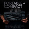 Picture of Logitech G PRO Mechanical Gaming Keyboard, Ultra Portable Tenkeyless Design, Detachable Micro USB Cable, 16.8 Million Color LIGHTSYNC RGB backlit keys