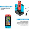 Picture of Switch Accessories Bundle for Nintendo Switch, Kit with Carrying Case, Screen Protector, Compact Playstand, Switch Game Case, Joystick Cap, Charging Dock,Steering Wheel for Nintendo Switch, (18 in 1)