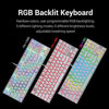 Picture of Redragon K552 Mechanical Gaming Keyboard 60% Compact 87 Key Kumara Wired Cherry MX Blue Switches Equivalent for Windows PC Gamers (RGB Backlit White)