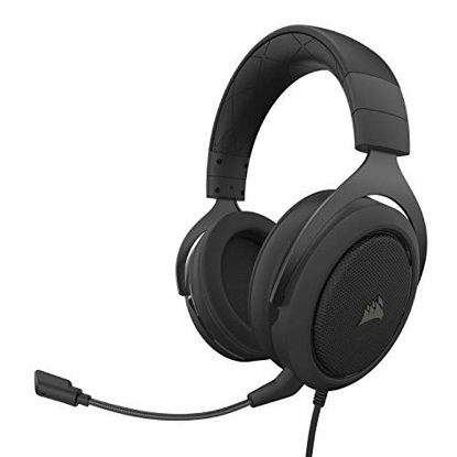 Picture of Corsair HS50 Pro - Stereo Gaming Headset - Discord Certified Headphones - Works with PC, Mac, Xbox Series X, Xbox Series S, Xbox One, PS5, PS4, Nintendo Switch, iOS and Android - Carbon