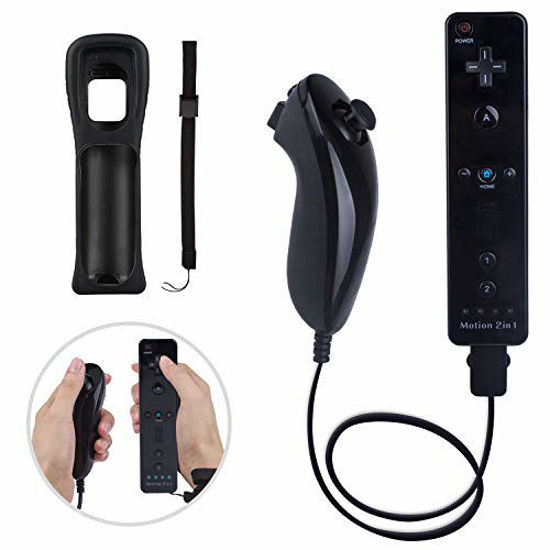 GetUSCart- TechKen 2 Sets Wii Remote Controller with Build-in Motion ...