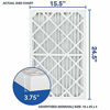 Picture of Aerostar Allergen & Pet Dander 16x20x4 MERV 11 Pleated Air Filter, Made in the USA, (Actual Size: 15 1/2"x19 1/2"x3 3/4"), 6-Pack