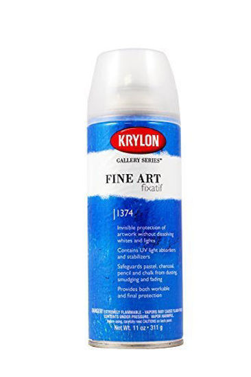 Krylon K01306 Workable Fixatif Spray Clear, 11-Ounce Aerosol,Matte