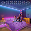 Picture of Govee 16.4ft Color Changing LED Strip Lights, Bluetooth LED Lights with App Control, Remote, Control Box, 64 Scenes and Music Sync Lights for Bedroom, Room, Kitchen, Party