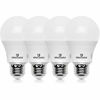 Picture of Great Eagle A19 LED Light Bulb, 9W (60W Equivalent), UL Listed, 4000K (Cool White), 750 Lumens, Non-dimmable, Standard Replacement (4 Pack)