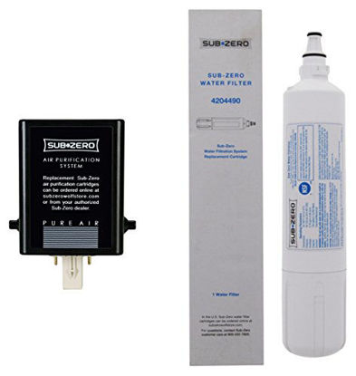 Picture of Sub-Zero Refrigerator Replacement Water and Air Filter Combo Pack 4204490 7007067