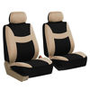Picture of FH Group FB030BEIGEBLACK115 full seat cover (Side Airbag Compatible with Split Bench Beige/Black)