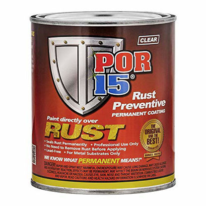 Picture of POR-15 45108 Clear Rust Preventive Coating - 1 pint