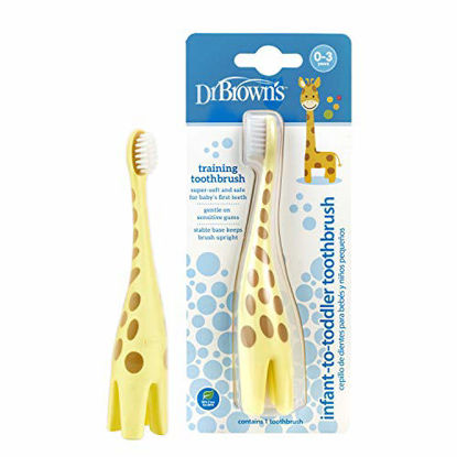 Picture of Dr. Brown's Infant-to-Toddler Toothbrush, Giraffe