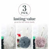 Picture of MainBasics Bath Shower Loofah Sponge Pouf Body Scrubber Exfoliator (Set of 3)