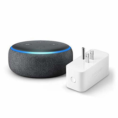 Picture of Echo Dot (3rd Gen) bundle with Amazon Smart Plug - Charcoal