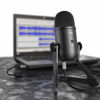 Picture of FIFINE USB Podcast Microphone for Recording Streaming on PC and Mac,Condenser Computer Gaming Mic for PS4.Headphone Output&Volume Control,Mic Gain Control,Mute Button for Vocal,YouTube.(K678)