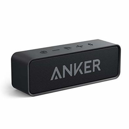 Picture of Upgraded, Anker Soundcore Bluetooth Speaker with IPX5 Waterproof, Stereo Sound, 24H Playtime, Portable Wireless Speaker for iPhone, Samsung and More
