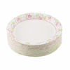Picture of Glad Pink Flower - 8.5" Paper Plates, 50 Count (Pack of 1), Round