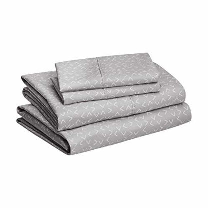 Picture of AmazonBasics Lightweight Super Soft Easy Care Microfiber Sheet Set with 14" Deep Pockets