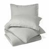 Picture of Nestl Bedding Duvet Cover, Protects and Covers your Comforter/Duvet Insert, Luxury 100% Super Soft Microfiber, King Size, Color Light Gray, 3 Piece Duvet Cover Set Includes 2 Pillow Shams