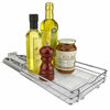 Picture of Lynk Professional Slide Out Spice Rack Upper Cabinet Organizer-8-inch Wide, 8-1/4" Single, Chrome